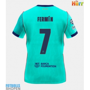 Billiga Barcelona Fermin Lopez #7 Tredjeställ 2026-27 Kortärmad